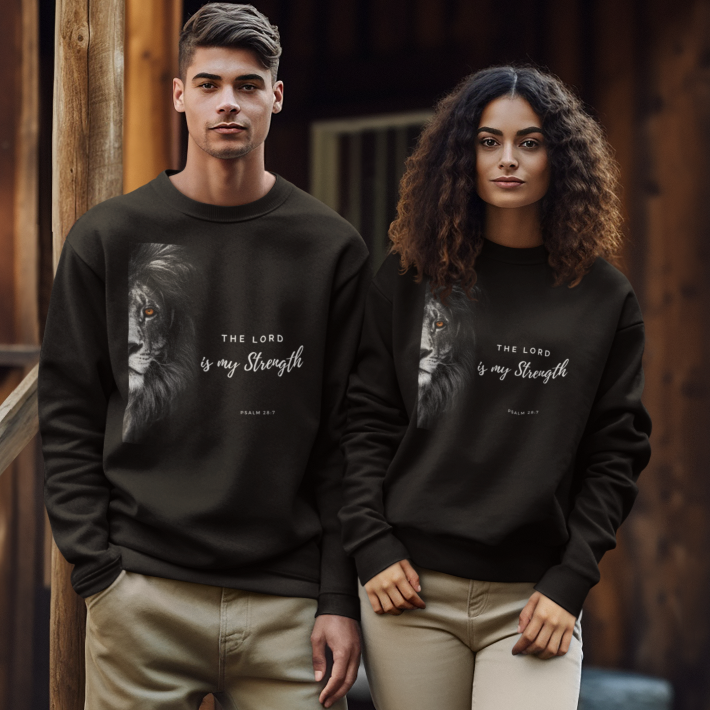 Christian Crewneck | The Lord Is My Strength | Unisex