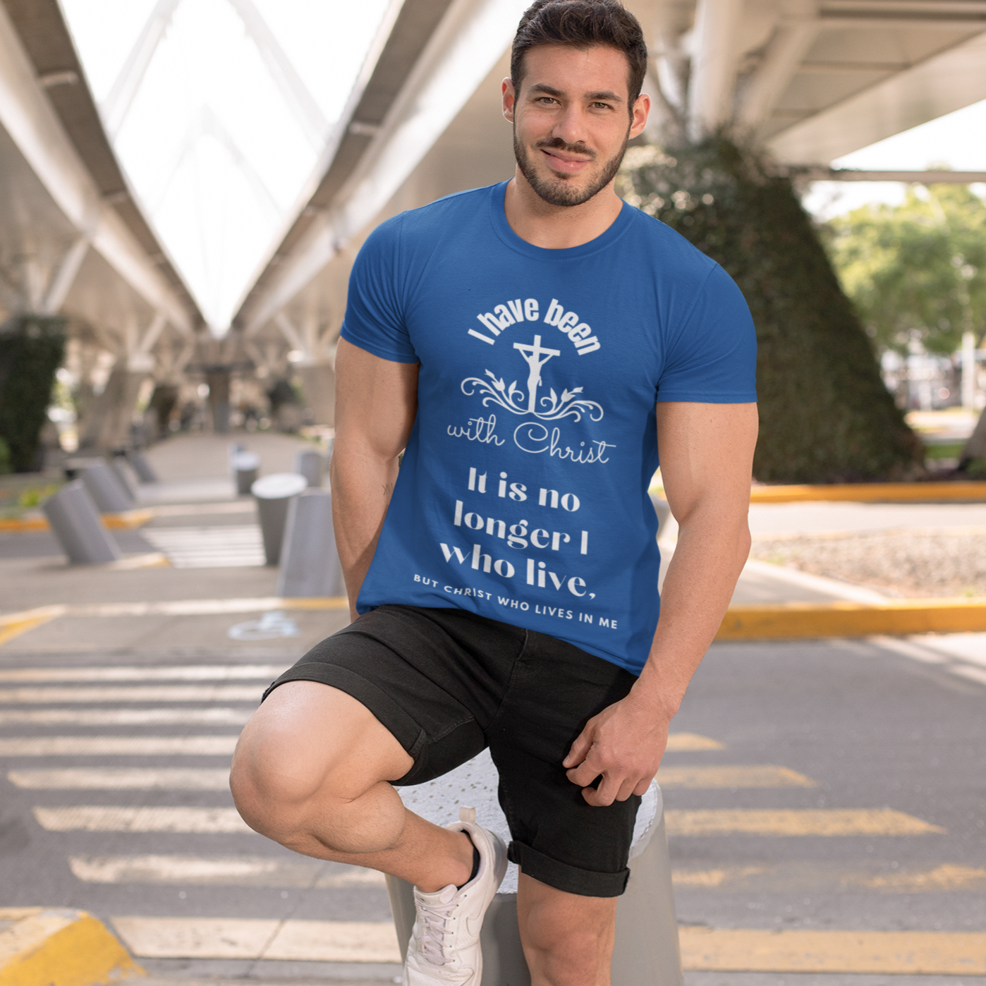 Christian T-shirt| Crucified With Christ | Unisex