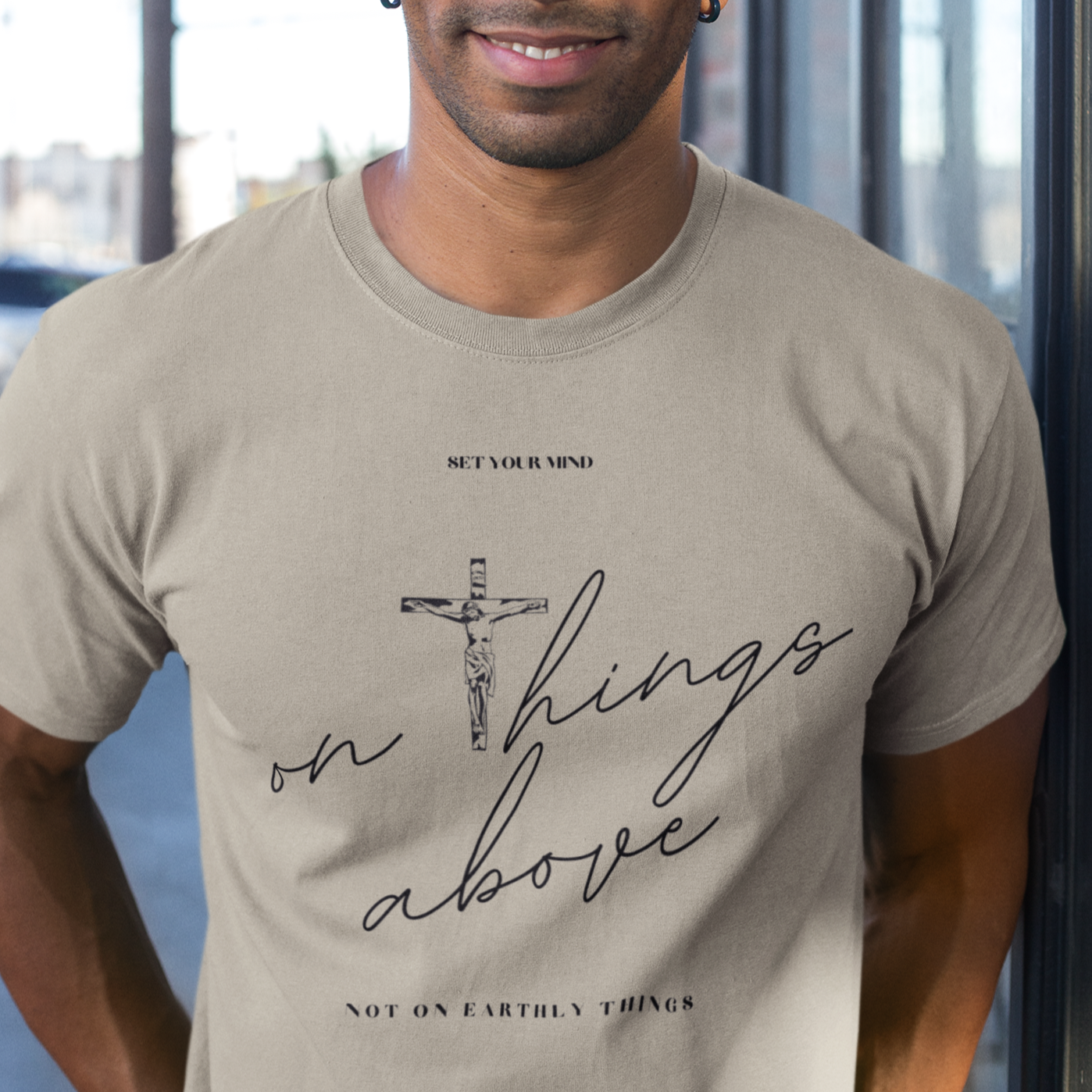 Christian-T Shirt | Set Your Minds On Things Above | Unisex