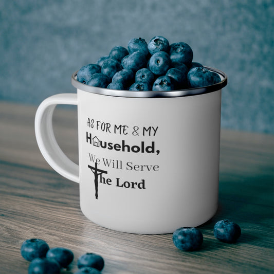 Christian mug| Me And My Household We Will Serve The Lord