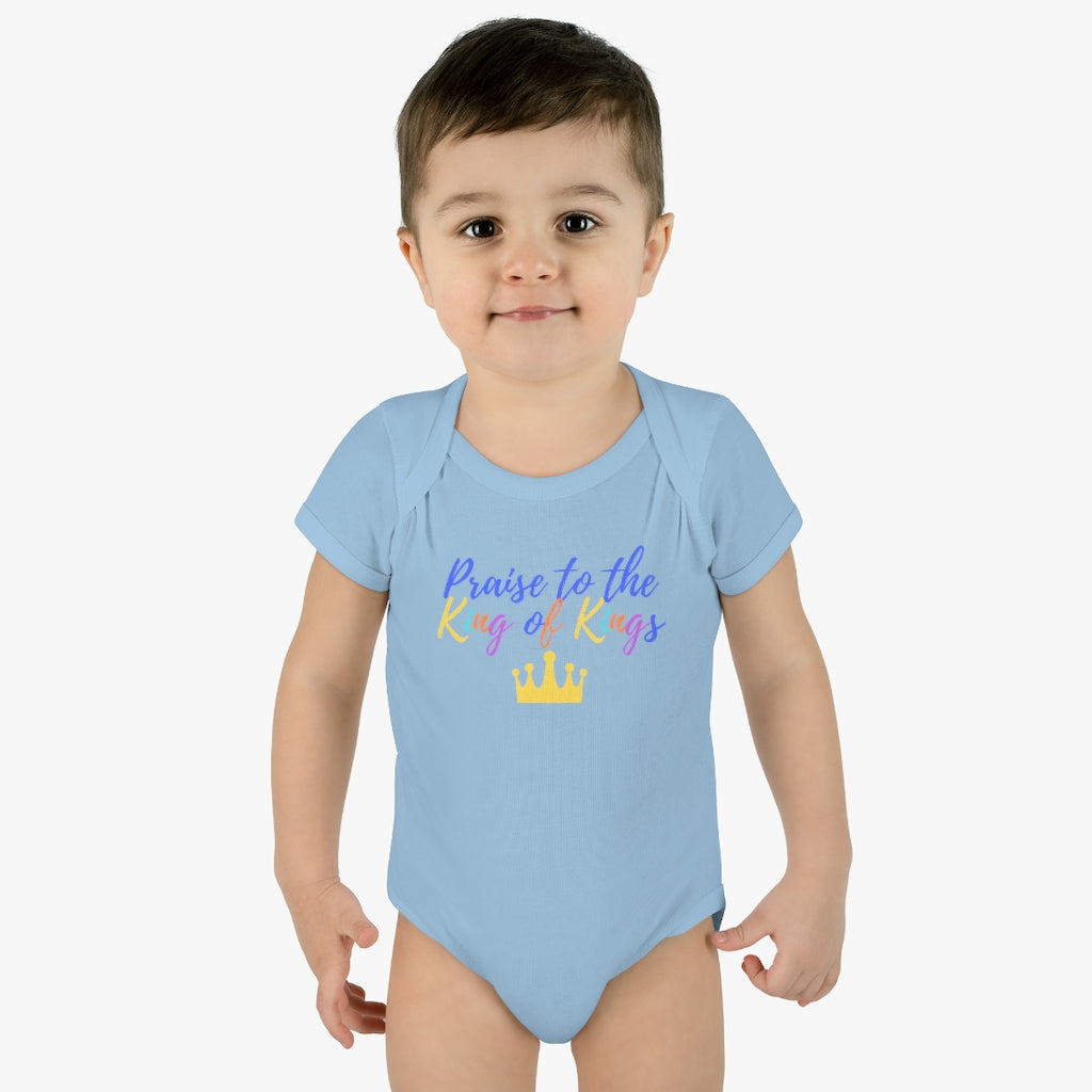 Christian Baby bodysuit | 0 - 24M | Praise To The King Of Kings