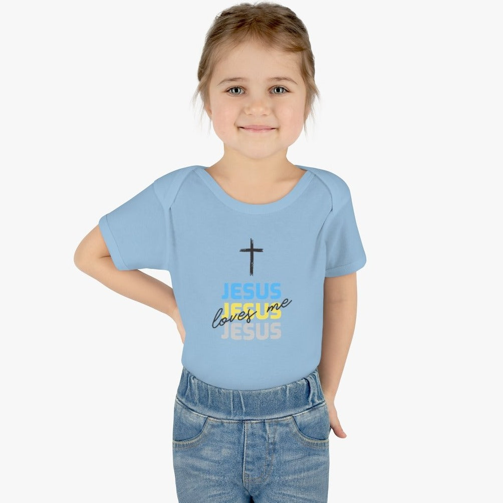 Christian Baby bodysuit | 0 - 24M | Jesus Loves Me