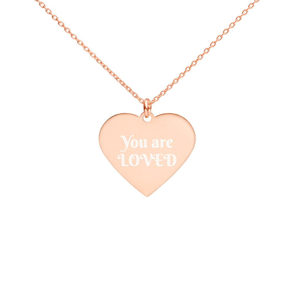 Christian Engraved Necklace | You Are Loved