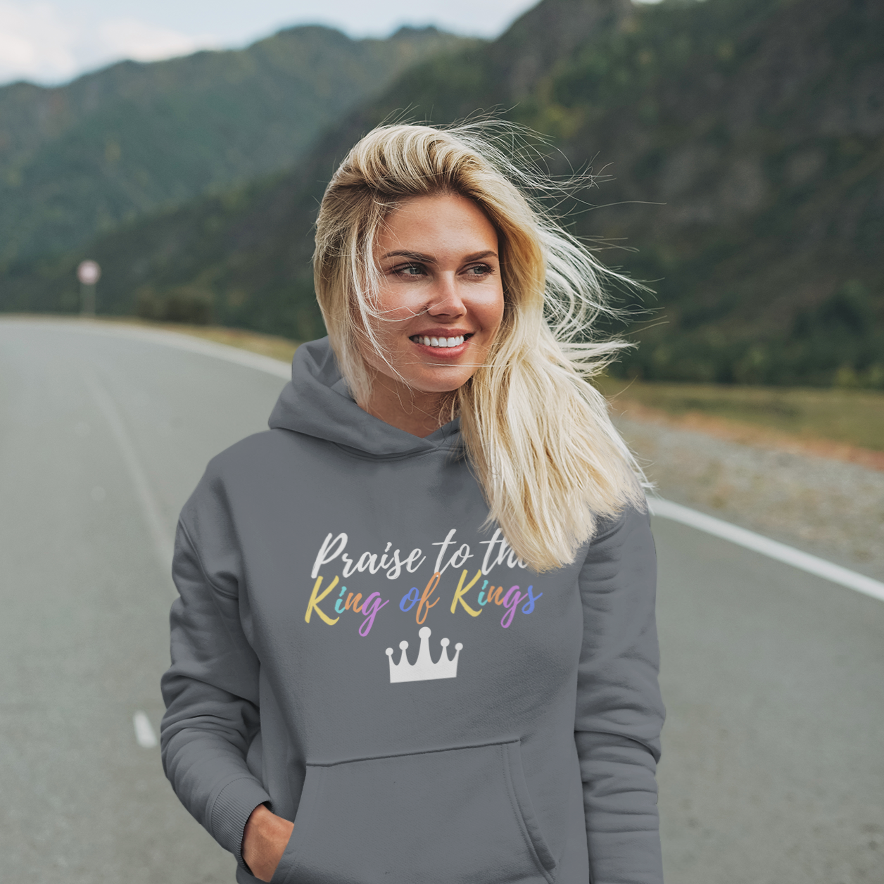 Christian Hoodie | Praise To The King Of Kings | Unisex