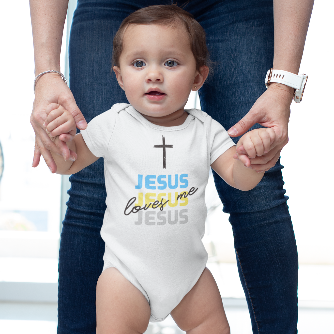 Christian Baby bodysuit | 0 - 24M | Jesus Loves Me