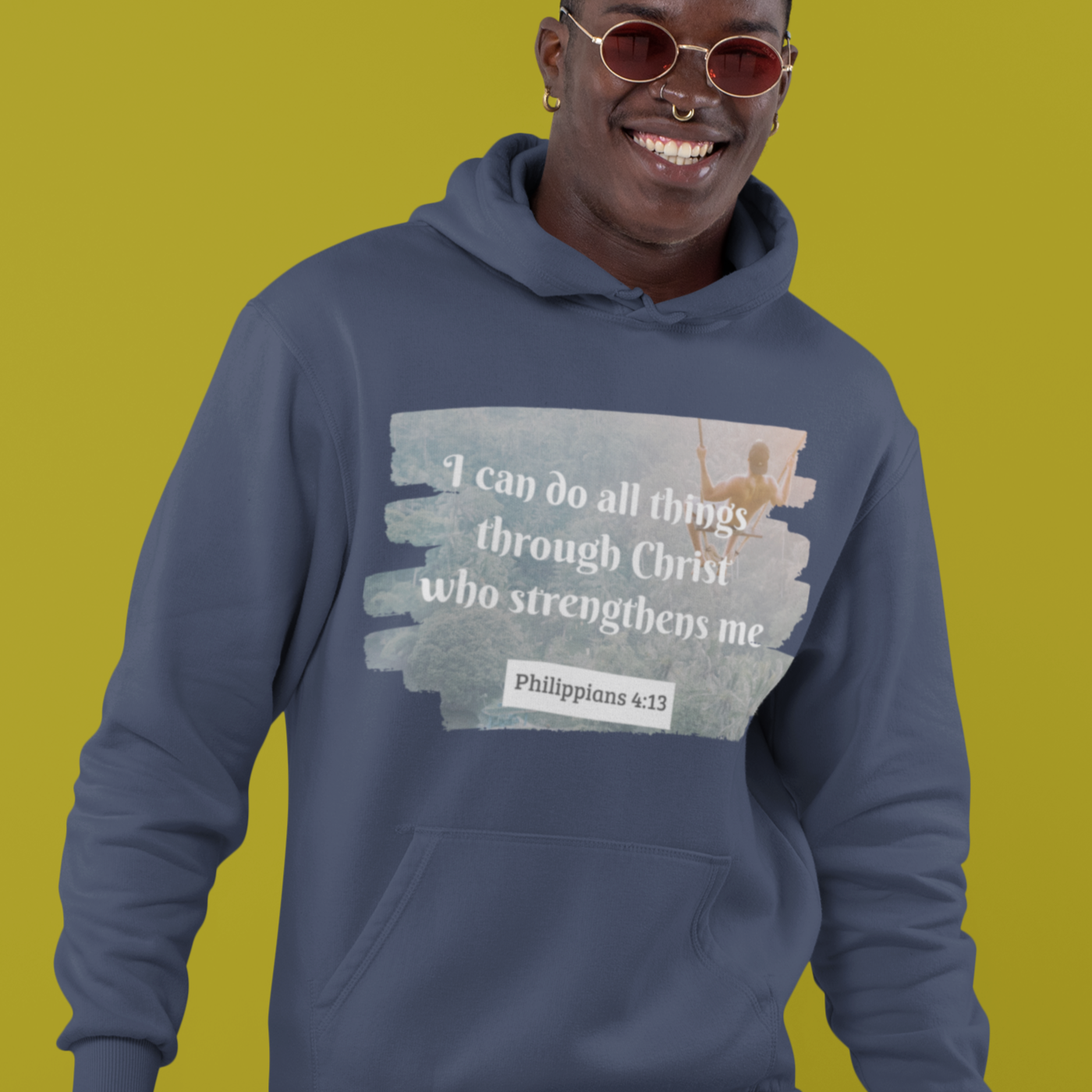 Christian Hoodie | I can do all things through Christ who strengthens me | Unisex