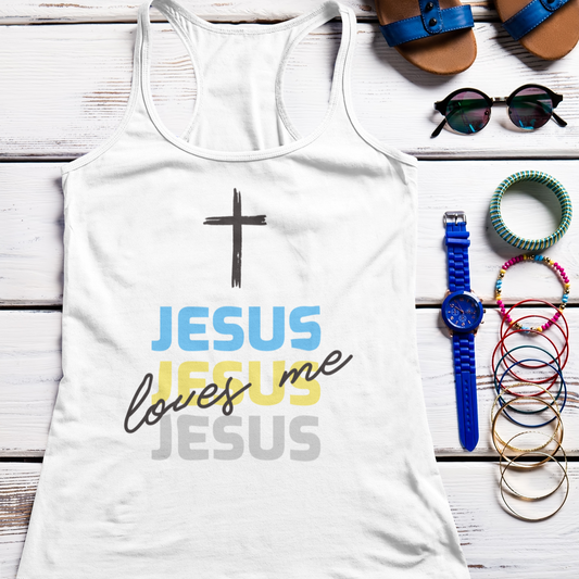 Christian Women's Tank Top | Jesus Loves Me
