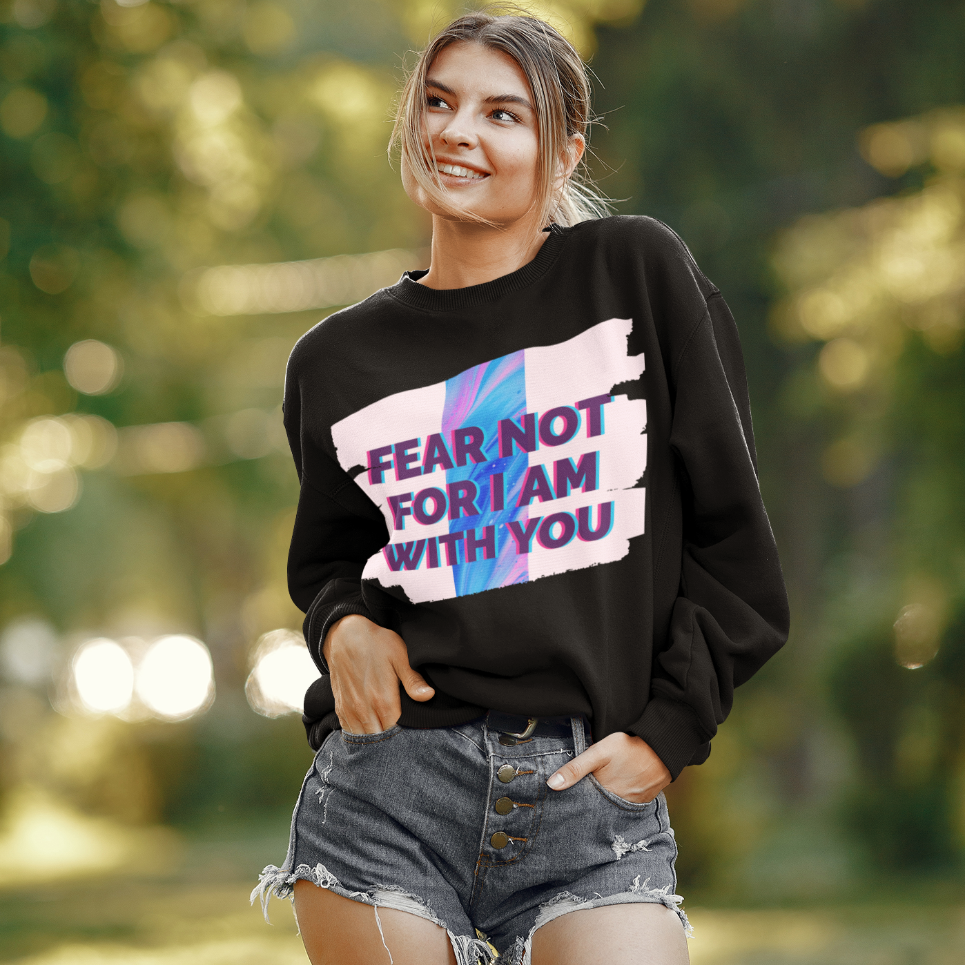 Christian Crewneck | Fear Not For I Am With You | Unisex