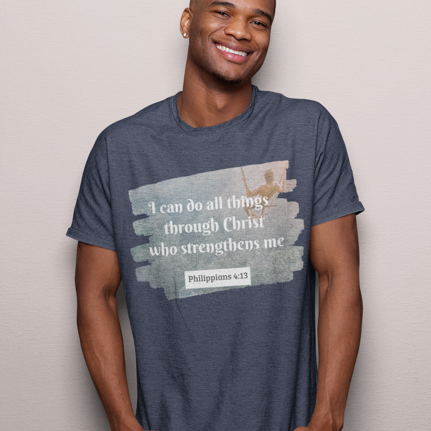 Christian T-Shirt | I can do all things through Christ who strengthens | Unisex